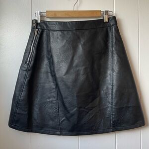 ZARA Faux Leather Mini Skirt